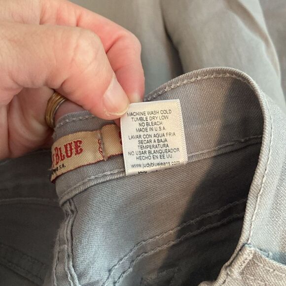 Judy Blue Light Gray Style 80119 Skinny Jeans Size 5 - Picture 10 of 10